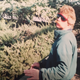 Dad and his magnificent mustache many Christmases ago.